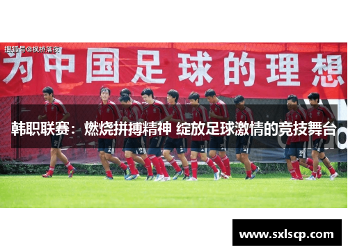 韩职联赛：燃烧拼搏精神 绽放足球激情的竞技舞台